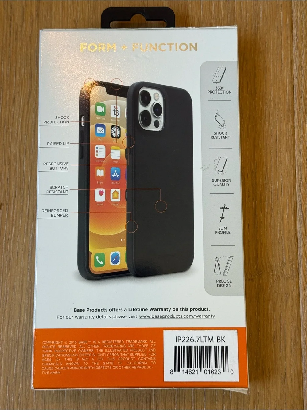 New Base Vegan Leather MagCharge Case for iPhone 14 Max Case Black Case